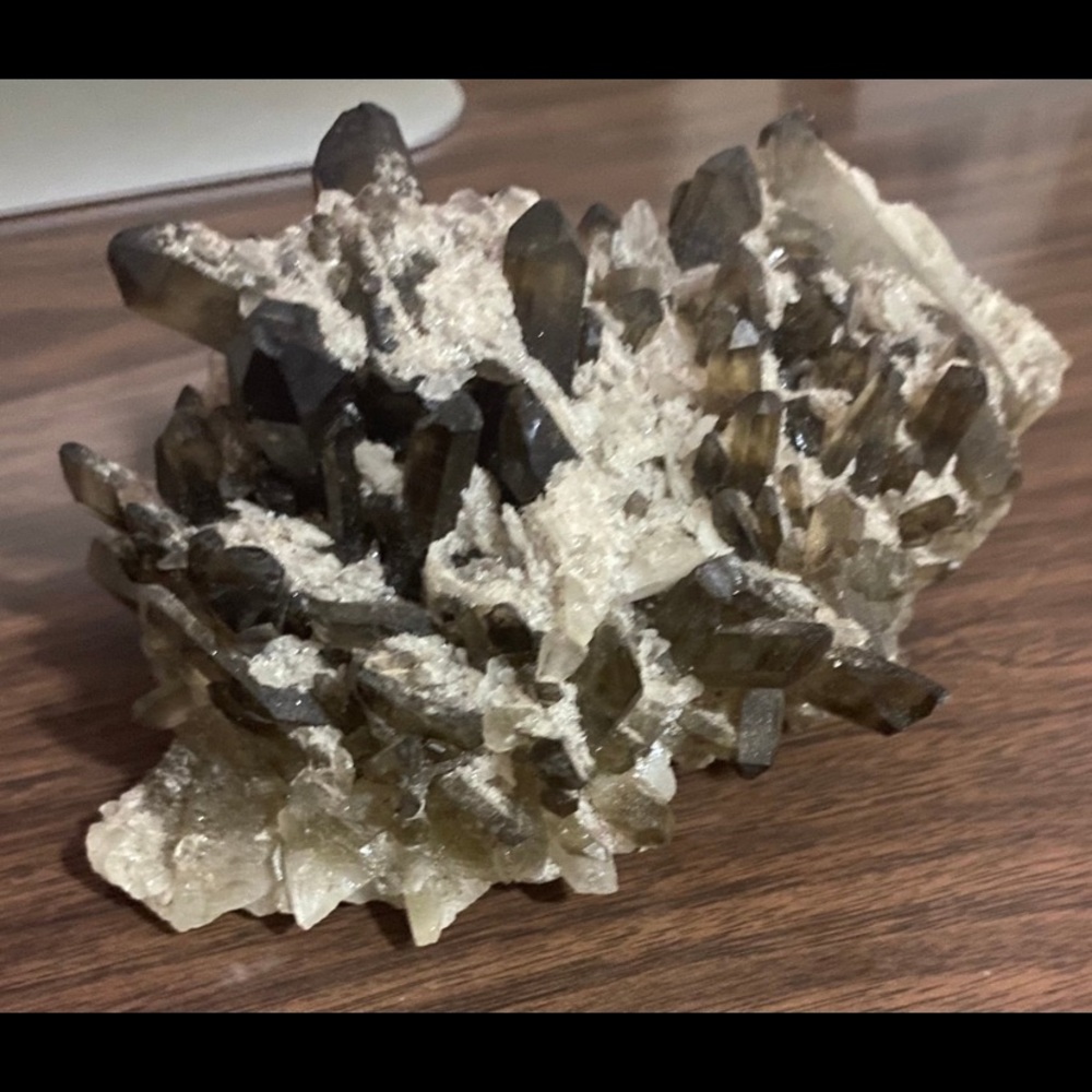 Smoky Quartz Crystal Cluster